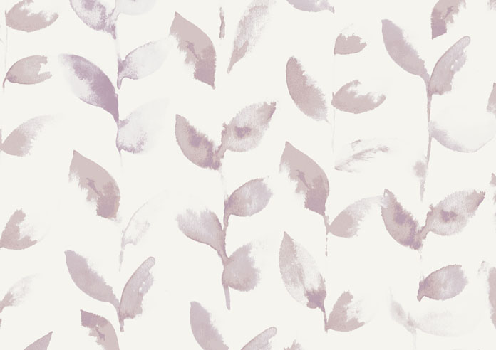 Watercolour Leaves, Soft Pink - Roller Blind - Image 6